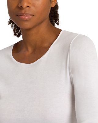 Cotton Seamless Long Sleeve Top