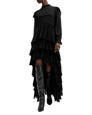 ALLSAINTS - Cavarly Long Sleeve Maxi Dress