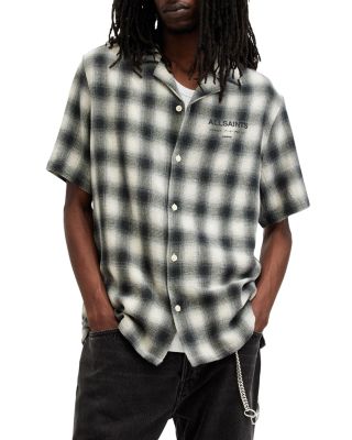 ALLSAINTS - Underground Check Short Sleeve Shirt
