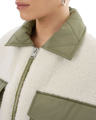 Peyton Mixed Media Jacket