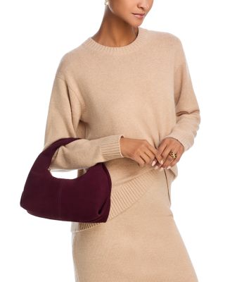 Small Suede Hobo Bag