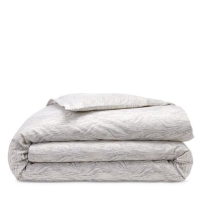 Sera Long Staple Cotton Sateen Abstract Duvet Cover, Full/Queen - Exclusive