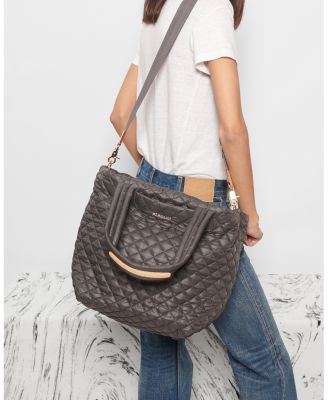 Medium Quilted Nylon Metro Tote Deluxe