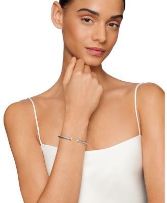 Cable Classic Bracelet with Cultured Freshwater Pearls and Diamonds