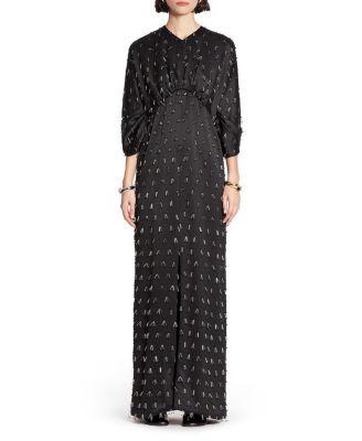 Long Embroidered Dress