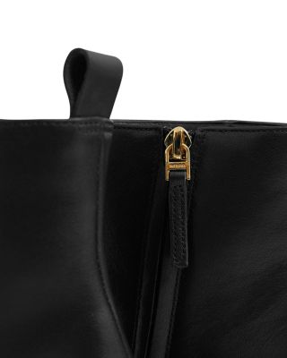 Women's Amy Almond Toe Taupe Block Heel Ankle Boots  