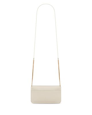 SAINT LAURENT Cassandre Crossbody Bag Phone Holder with