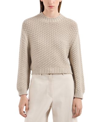 Emporio Armani - Seamless Plain Knit Crewneck Sweater