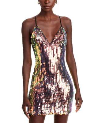 Ramy Brook - Emerald Embellished Mini Dress - Exclusive