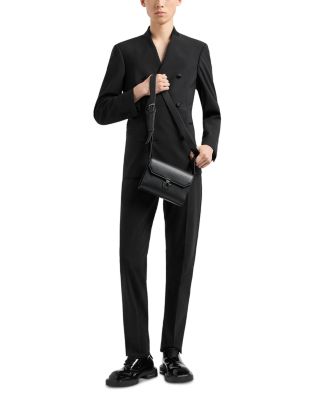 Modern Fit Bi Stretch Tropical Weave Double Breasted Sport Coat