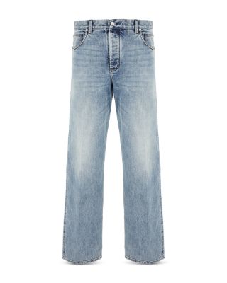 Relaxed Fit Stonewashed Jeans in Blue