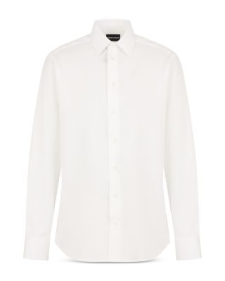 New York Regular Fit Herringbone Dress Shirt