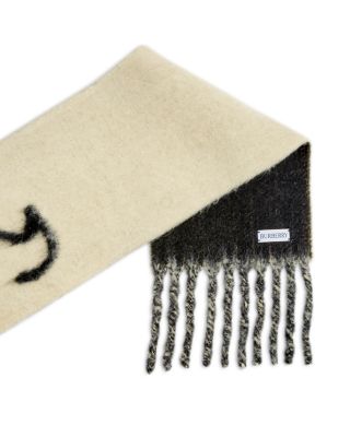 Reversible Logo Wool Blend Scarf