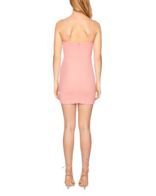 Pebble Weave Wired Cutout Dress