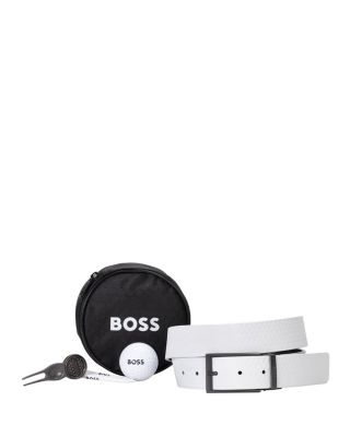 BOSS - Reversible Leather Belt, Golf Ball, Tee & Divot Fixer Gift Set