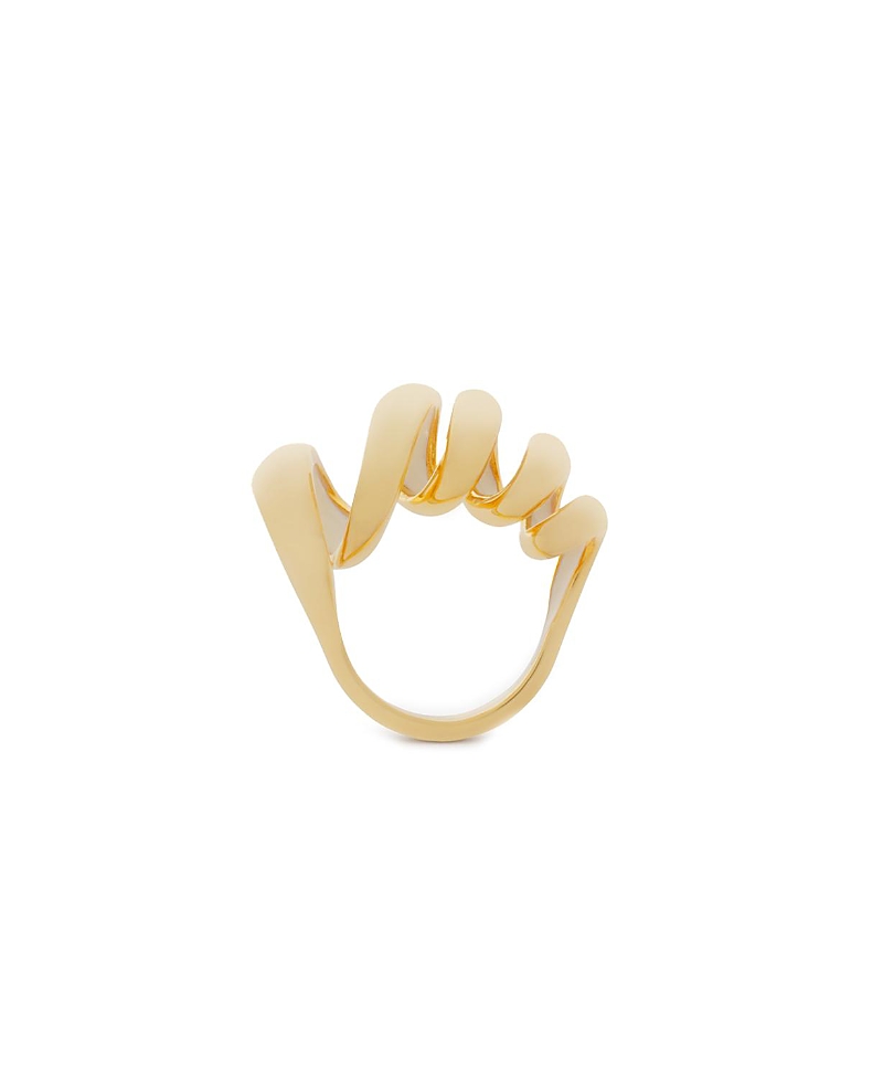 Lanvin Melodie Ribbon Ring In Gold