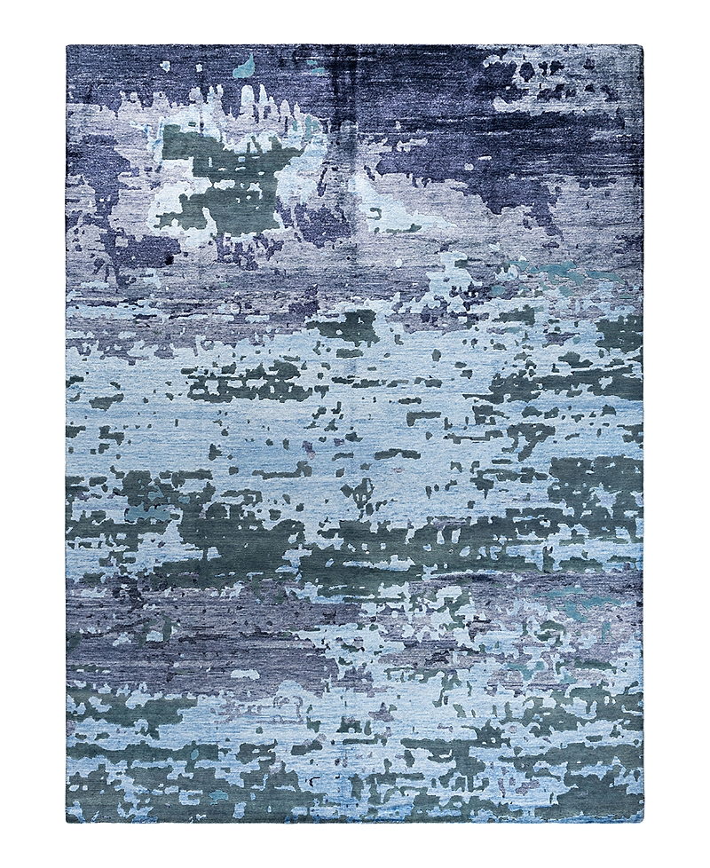 Bloomingdale's Indo Modern M8346 Area Rug, 9'1 X 12'2 In Blue