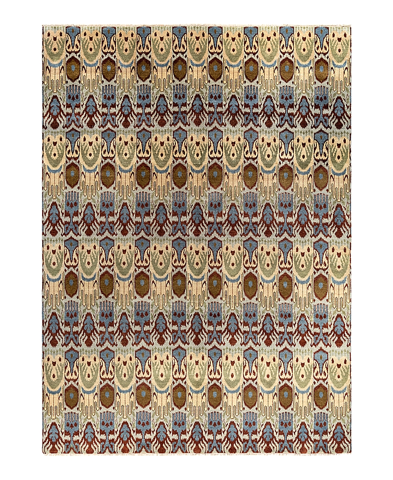 Bloomingdale's Indo Ikat M6183 Area Rug, 9'1 X 12'4 In Gray