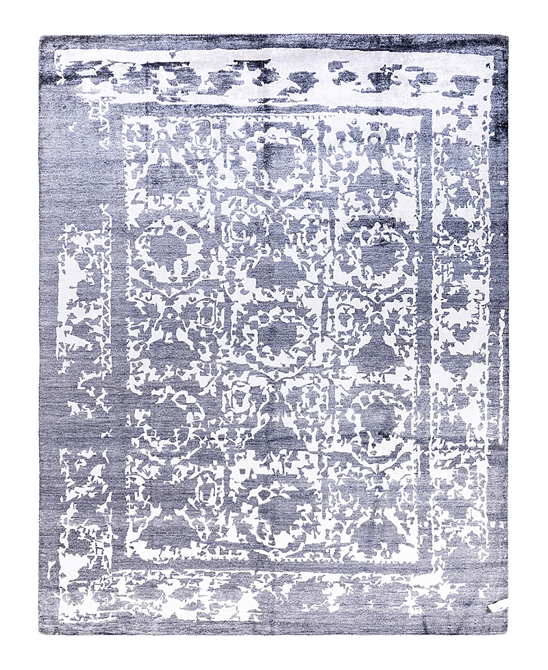 Bloomingdale's Indo Modern M7597 Area Rug, 8'1 X 10'2 In Black