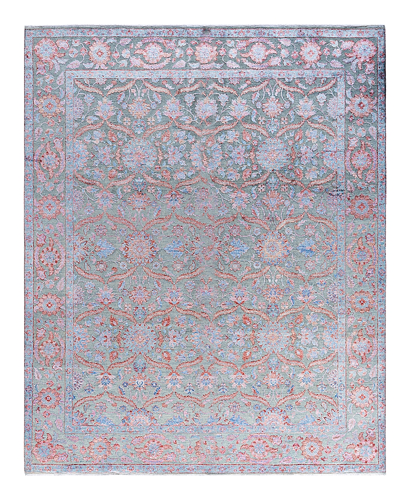 Bloomingdale's Indo Ikat M7649 Area Rug, 8'3 X 10'3 In Gray