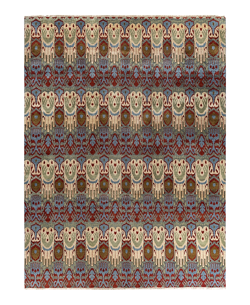 Bloomingdale's Indo Ikat M6072 Area Rug, 9'2 X 12'3 In Gray