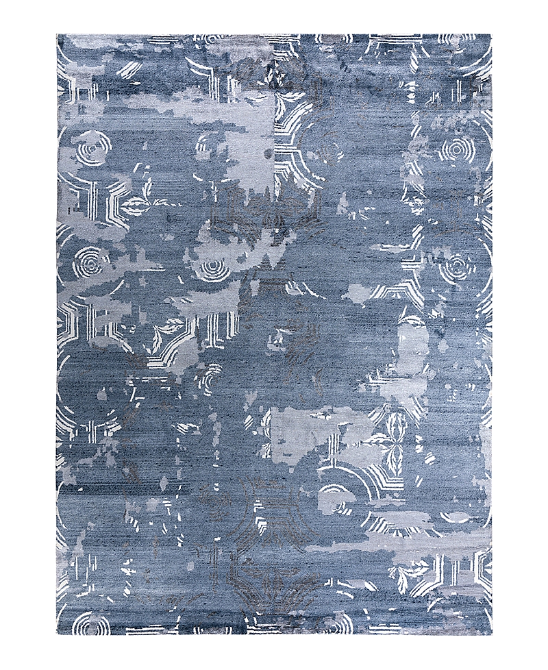 Bloomingdale's Indo Modern M6958 Area Rug, 9'1 X 12'3 In Gray