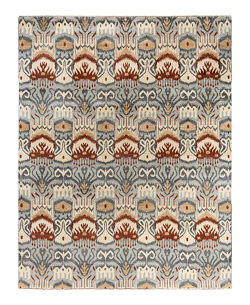 Bloomingdale's Indo Ikat M6032 Area Rug, 8' X 10' In Gray