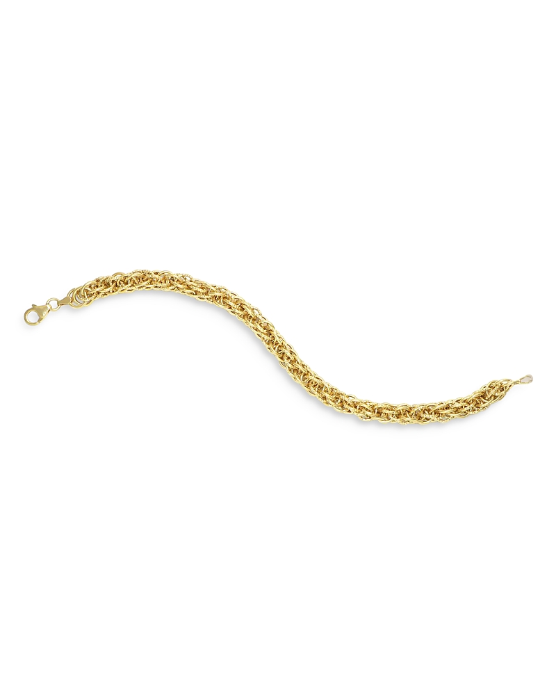 Alberto Amati 14k Yellow Gold Twist Multi Link Bracelet In Gold