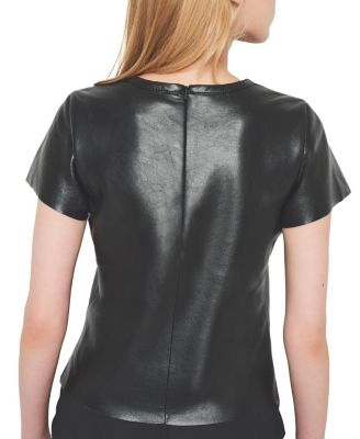  New Guard Recycled Leather Tee