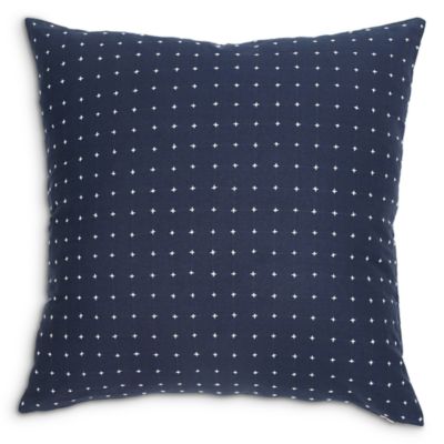 Anchal - Cross-Stitch Throw Pillow, 22" x 22"