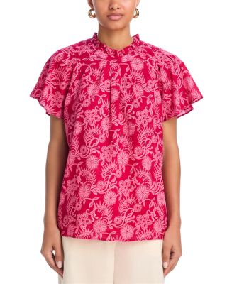 Joyful Floral Print Top