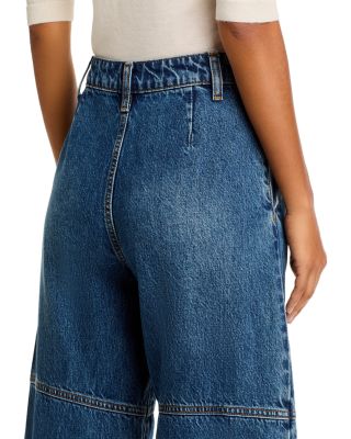 High Rise Barrel Jeans in Indigo