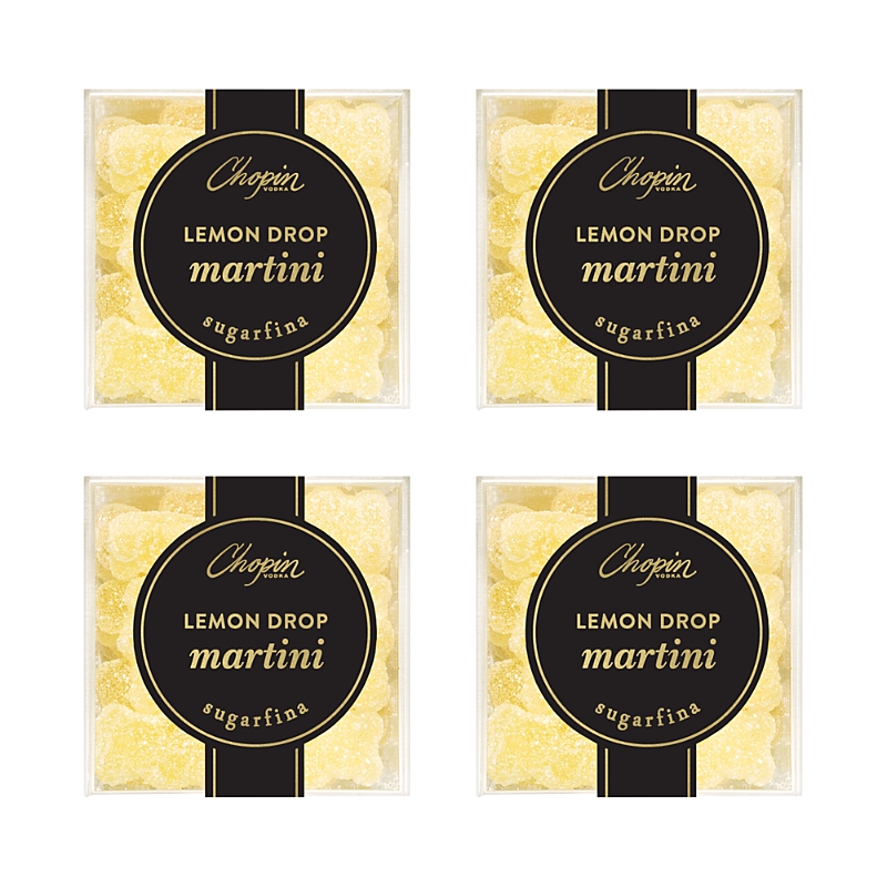 Sugarfina Lemon Drop Martini Bears Small Cube, Set Of 4