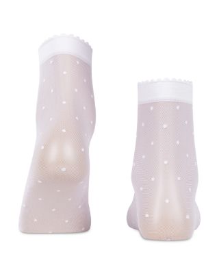 Sheer Dot Ankle Socks
