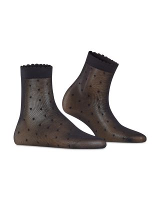 Sheer Dot Ankle Socks