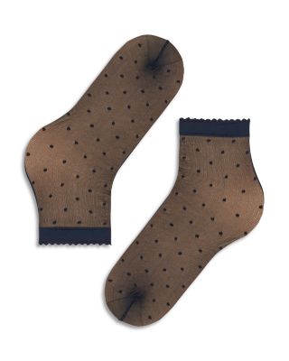 Sheer Dot Ankle Socks