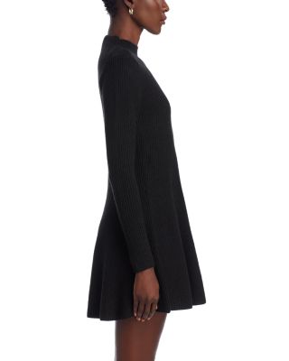 Mock Neck Knit Long Sleeve Dress - Exclusive