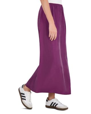 Faux Suede A Line Skirt