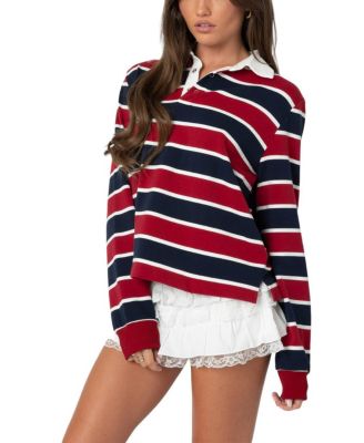 Hanna Striped Collared Shirt