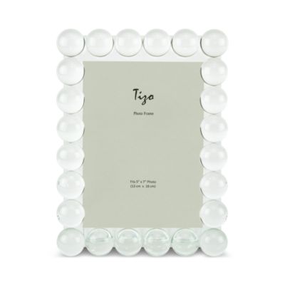 Clear Crystal Glass Single Bubble Frame, 4&amp;quot; x 6&amp;quot;