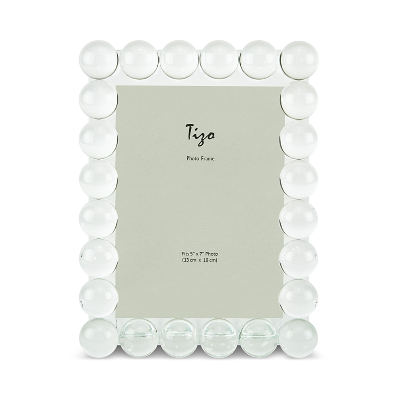 Tizo Clear Crystal Glass Single Bubble Frame, 4 X 6 In Transparent