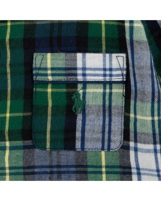 Boy's Plaid Pajama Set - Little Kid