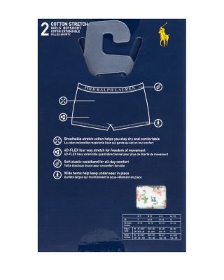 Girls' Cotton Stretch Jersey Boyshorts, Pack of 2 - Big Kid