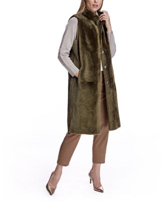 Reversible Shearling Lamb Vest