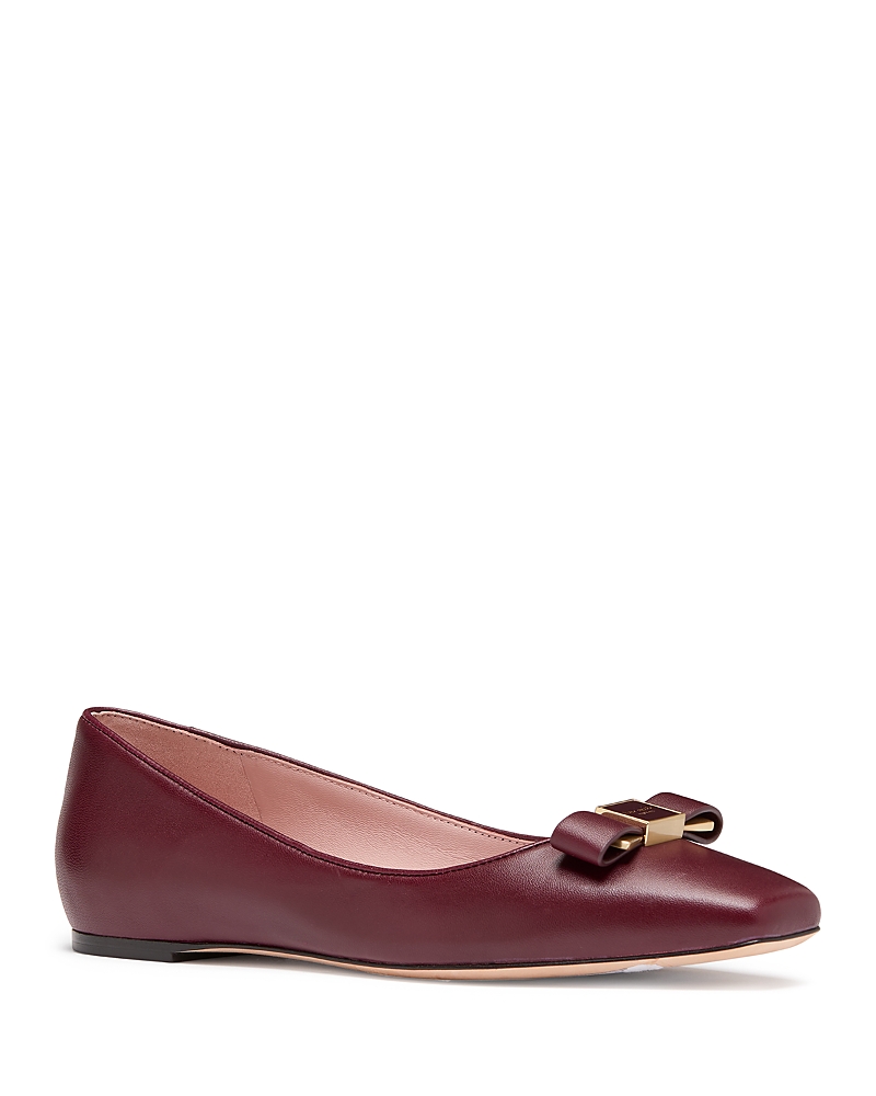 Kate Spade New York Bowdie Ballet Flat In Cordovan