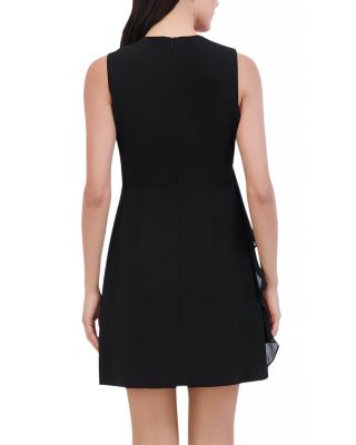 Ruffle Front Mini Dress