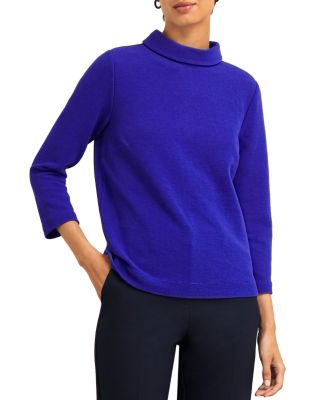 Hobbs London Tali Roll Neck Top
