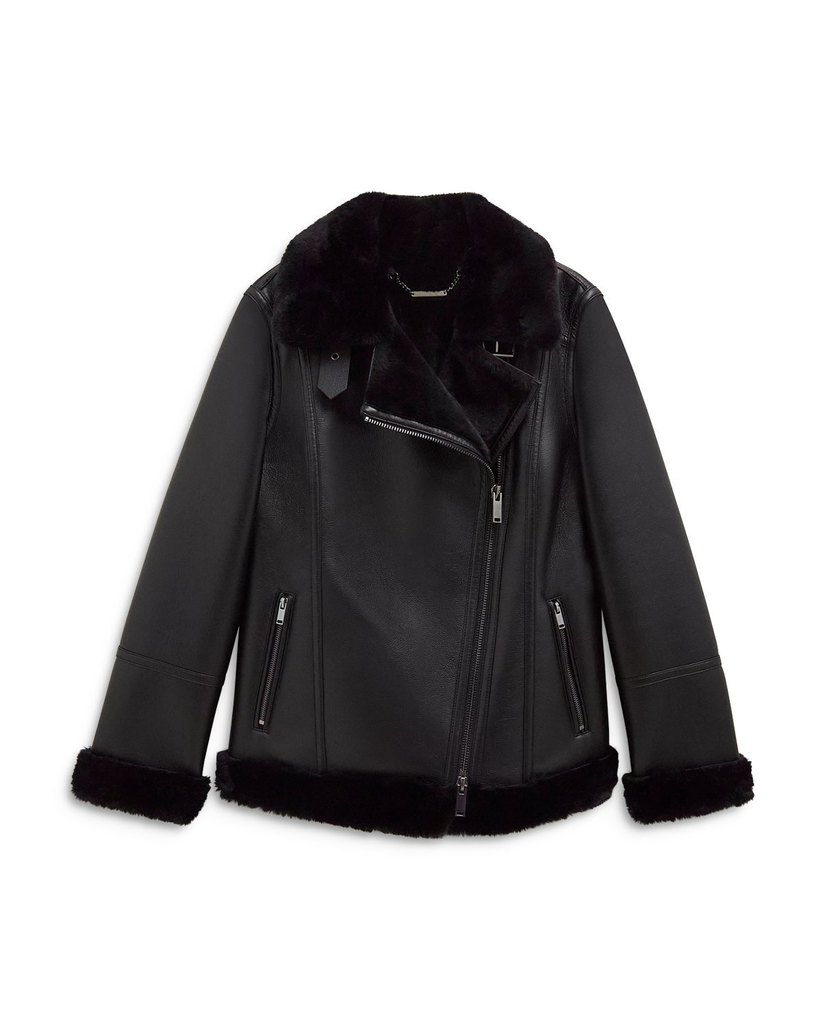 Ali Faux Leather Moto Jacket