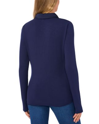 Collared Long Sleeve Top