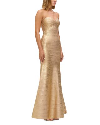 The Metallic Sara Gown